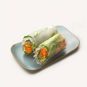 Rouleau de printemps saumon